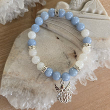 Load image into Gallery viewer, Angelite and Moonstone Bracelet