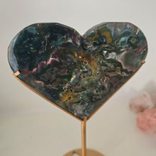 Load image into Gallery viewer, Ocean Jasper Heart