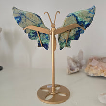 Load image into Gallery viewer, Azurite Malachite Butterfly Wings