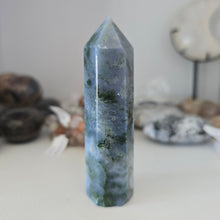 Load image into Gallery viewer, Moss Agate Tower