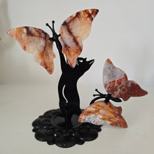 Load image into Gallery viewer, Playful Cat - 2 Butterflies