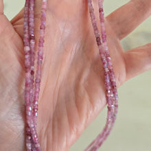 Load image into Gallery viewer, Pink Tourmaline Faceted Necklace
