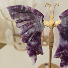 Load image into Gallery viewer, Lepidolite with Mica Butterfly Wings