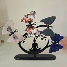 Load image into Gallery viewer, Yoga Lady - 4 Butterflies