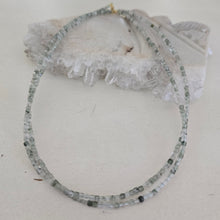 Load image into Gallery viewer, Green Rutile Quartz Faceted Necklace