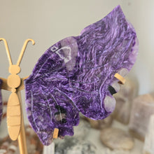 Load image into Gallery viewer, Charoite Wings - Rare