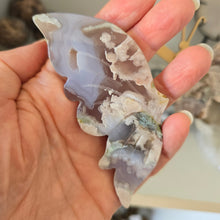 Load image into Gallery viewer, Black Flower Agate Butterfly Wings