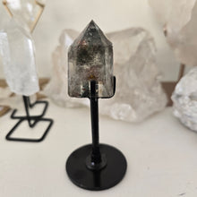 Load image into Gallery viewer, Garden Quartz Points on Stand