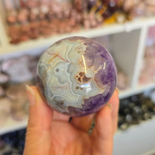 Load image into Gallery viewer, Amethyst Crazy Lace Sphere