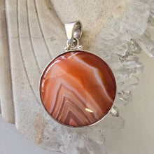 Load image into Gallery viewer, Carnelian Sterling Silver Pendant