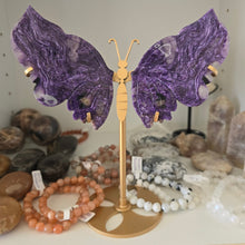 Load image into Gallery viewer, Charoite Wings - Rare