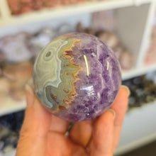Load image into Gallery viewer, Amethyst Crazy Lace Sphere