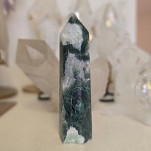 Load image into Gallery viewer, Moss Agate Tower