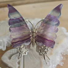 Load image into Gallery viewer, Rainbow Fluorite Butterfly