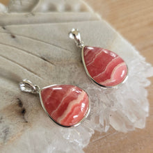 Load image into Gallery viewer, Rhodochrosite Sterling Silver Pendant