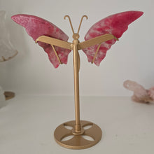 Load image into Gallery viewer, Rhodonite in Quartz Butterfly Wings