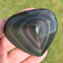 Load image into Gallery viewer, Rainbow Obsidian Heart