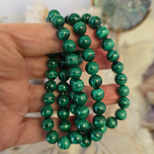 Load image into Gallery viewer, Malachite Bracelet - 8mm