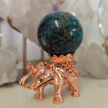 Load image into Gallery viewer, Elephant Sphere Stand -- Rose Gold