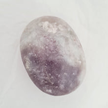 Load image into Gallery viewer, Pink Tourmaline and Lepidolite in Quartz Palmstone