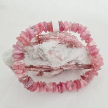 Load image into Gallery viewer, Pink Tourmaline Chip Bracelet