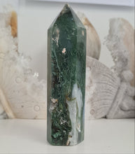 Load image into Gallery viewer, Moss Agate Tower
