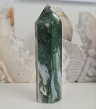 Load image into Gallery viewer, Moss Agate Tower
