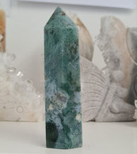 Load image into Gallery viewer, Moss Agate Tower