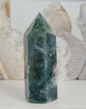 Load image into Gallery viewer, Moss Agate Tower