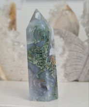Load image into Gallery viewer, Moss Agate Tower