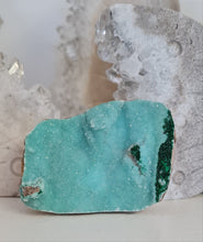Load image into Gallery viewer, Druzy Chrysocolla with Malachite