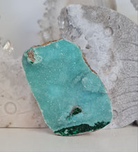 Load image into Gallery viewer, Druzy Chrysocolla with Malachite
