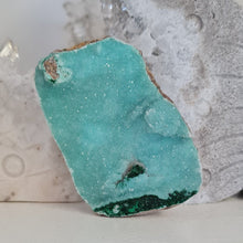 Load image into Gallery viewer, Druzy Chrysocolla with Malachite