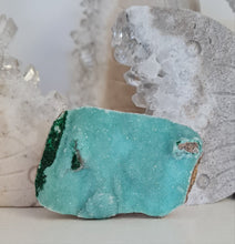 Load image into Gallery viewer, Druzy Chrysocolla with Malachite