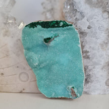 Load image into Gallery viewer, Druzy Chrysocolla with Malachite