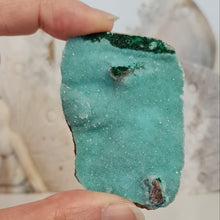 Load image into Gallery viewer, Druzy Chrysocolla with Malachite