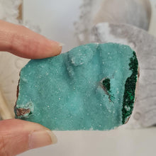 Load image into Gallery viewer, Druzy Chrysocolla with Malachite