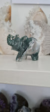 Load image into Gallery viewer, Moss Agate Elephant