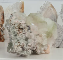 Load image into Gallery viewer, Green Apophyllite with Stillbite
