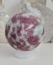 Load image into Gallery viewer, Pink Tourmaline Sphere
