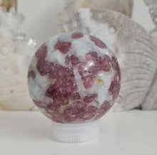 Load image into Gallery viewer, Pink Tourmaline Sphere
