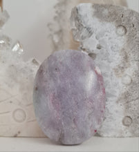 Load image into Gallery viewer, Pink Tourmaline in Quartz and Lepidolite Palmstone