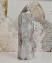 Load image into Gallery viewer, Pink Tourmaline and Lepidolite in Quartz Obelisk