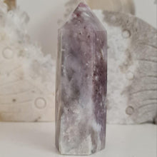 Load image into Gallery viewer, Pink Tourmaline and Lepidolite in Quartz Obelisk