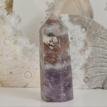 Load image into Gallery viewer, Pink Tourmaline and Lepidolite in Quartz Obelisk
