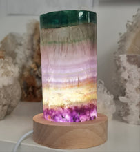 Load image into Gallery viewer, Rainbow Fluorite Lamp