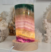 Load image into Gallery viewer, Rainbow Fluorite Lamp