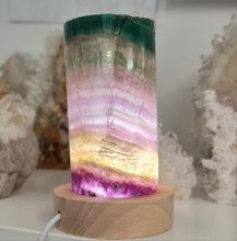 Load image into Gallery viewer, Rainbow Fluorite Lamp
