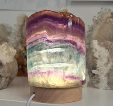 Load image into Gallery viewer, Rainbow Fluorite Lamp