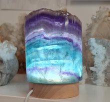 Load image into Gallery viewer, Rainbow Fluorite Lamp